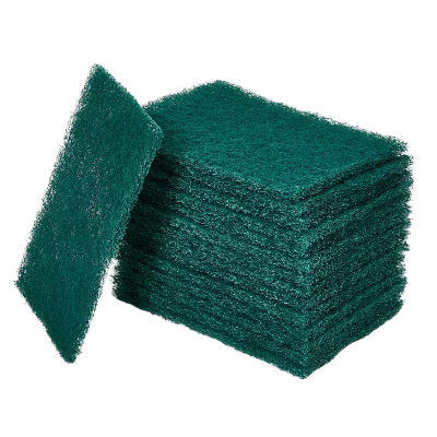Victoria Bay Scouring Pad 6X9 IN Heavy Duty Fiber Green 15/Case
