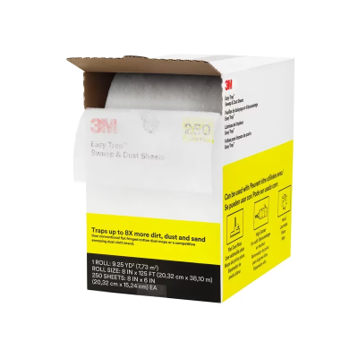 3M™ Easy Trap™ 55654W Duster 8X6 IN White Disposable 250 Count/Pack 1 Packs/Case 250 Count/Case