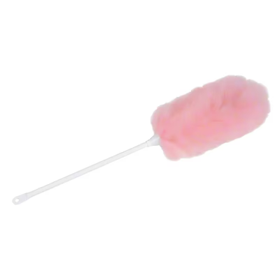 Duster 12 IN Pink With Handle Reusable Pom 1/Each