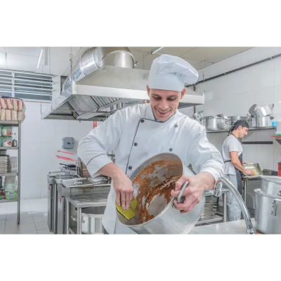 Scotch-Brite™ 96HEX Scouring Pad 5.75X5 IN Heavy Duty Fiber Green Yellow Hexagon Dual Purpose Dishwasher Safe 15/Case