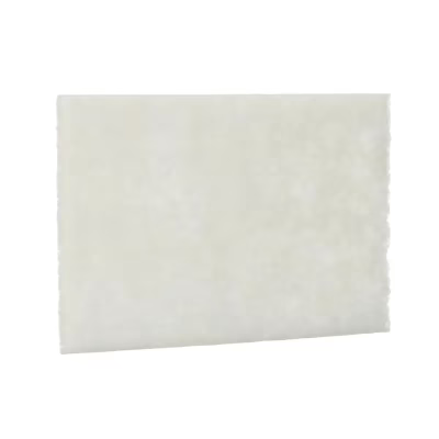 Victoria Bay Scouring Pad 6X9 IN Light Duty Fiber White 20/Case
