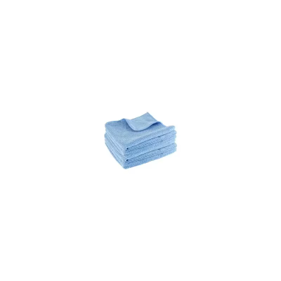 JaniFiber Cleaning Cloth 16X16 IN Standard Microfiber Blue 24/Box