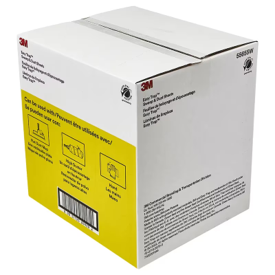 Easy Trap™ Dust Cloth 6X5 IN 125 FT White Disposable 2/Case