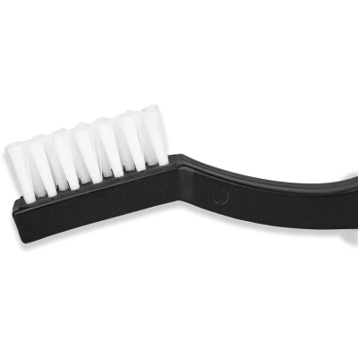 Carlisle Foodservice Products® Flo-Pac® Utility Toothbrush 7 IN PP Nylon Black With White Bristles 1/Each