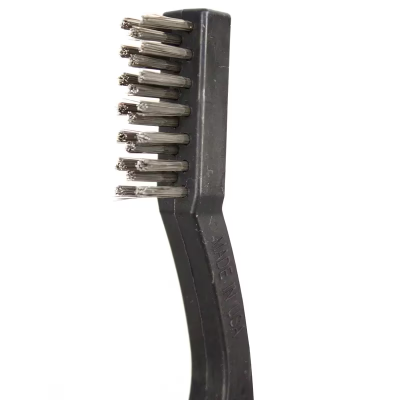 Impact® Detail Brush 7 IN Stainless Steel Plastic Black 1/Each