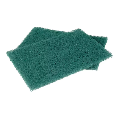 Scotch-Brite™ 86 Scouring Pad 9X6 IN Heavy Duty Fiber Green Rectangle Dishwasher Safe 12 Count/Box 3 Box/Case