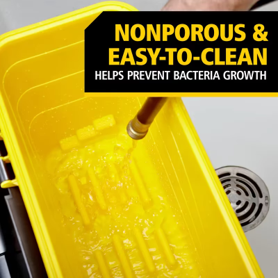 Hygen™ Mop Bucket Resin Yellow Charging 1/Each