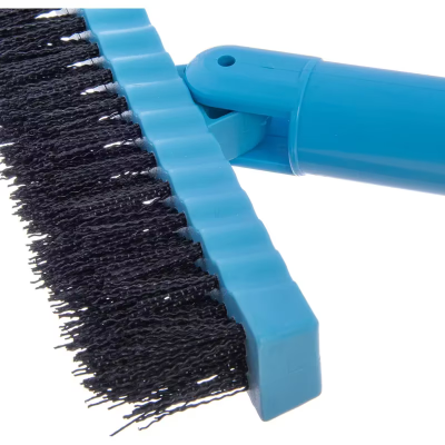 Carlisle Foodservice Products® Flo-Pac® Grout & Tile Brush 7.5 IN Plastic Nylon Blue Pivoting 1/Each