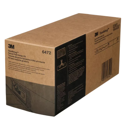 3M™ 6472 Pad Holder Kit 8.937X3.74 IN Plastic Orange Reusable Swivel 1/Each