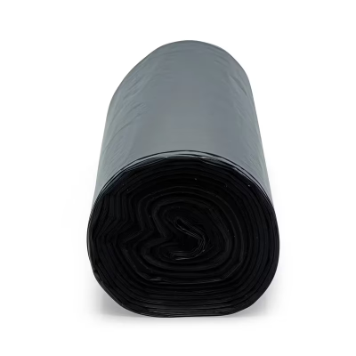 Victoria Bay Can Liner 40X48 IN Black Plastic 12MIC Roll 25 Count/Pack 10 Packs/Case 250 Count/Case