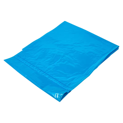 Can Liner 23X17X46 IN 45 GAL Blue Plastic 1MIL 100/Case