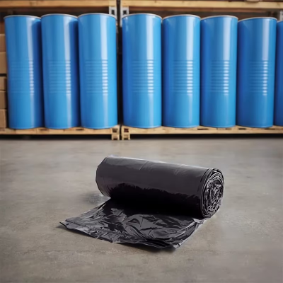 Can Liner 30X45 IN Black Plastic 1.7MIL Coreless 100/Case