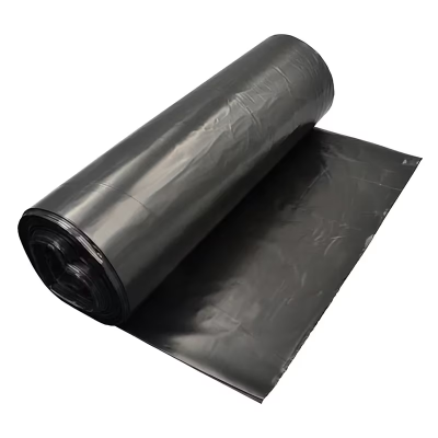 Victoria Bay Can Liner 38X60 IN Black Plastic 16MIC Roll 25 Count/Pack 8 Packs/Case 200 Count/Case