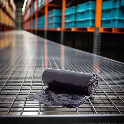 Victoria Bay Can Liner 28X45 IN 23 GAL Black LLDPE 0.9MIL 200/Case