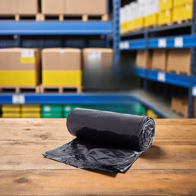 Can Liner 43X48 IN Black 16MIC 200/Case