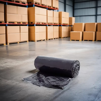 Can Liner 40X48 IN 40-45 GAL Black 14MIC 250/Case