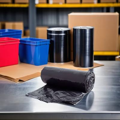 Can Liner 40X48 IN Black 22MIC 150/Case