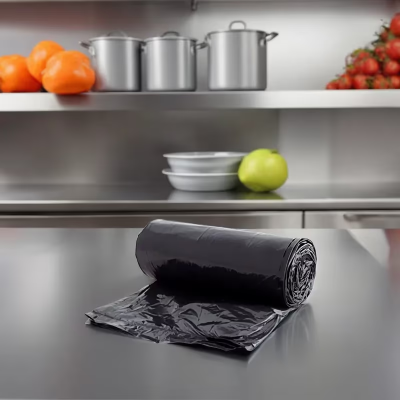 Can Liner 24X33 IN Black 8MIC 1000/Case