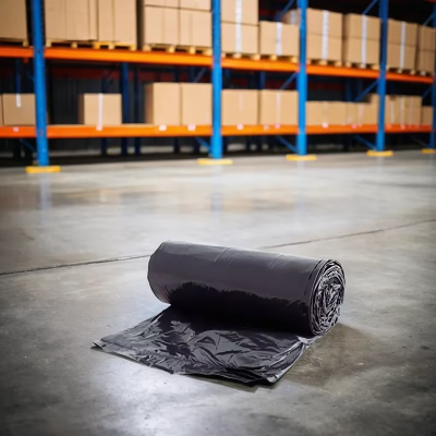 Liner 30X37 IN Black 16MIC 500/Case