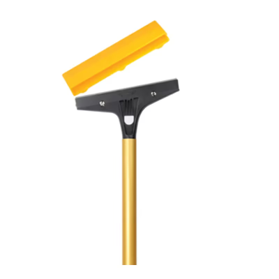 Floor Scraper & Handle Heavy Duty Black With 48IN Handle 1/Each