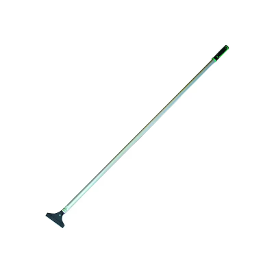 Scraper Light Duty Aluminum Zinc Silver Green Long Handle With 48IN Handle 4IN Head 1/Each