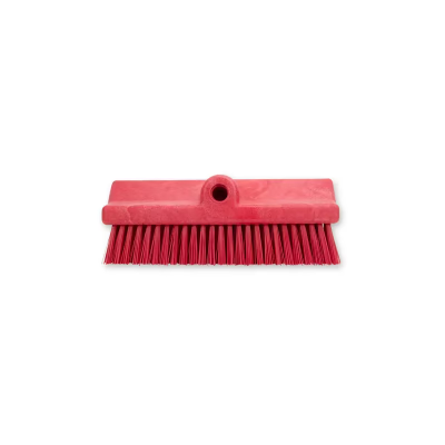 Sparta® Deck Brush 10 IN Plastic Red Color Coded Bi-Level 1/Each