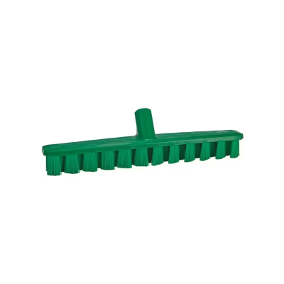 Vikan® Deck Brush Polyester Glass Polypropylene (PP) Green Ultra Safe Technology (UST) Color Coded Stiff Bristles 1/Each