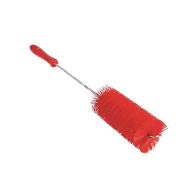 Vikan® Tube Brush 19.7X2.6X2.4 IN Medium (MED) PP Polyester Stainless Steel Red 1/Each
