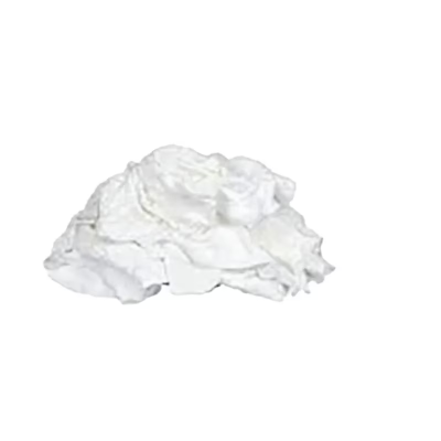 T-Shirt Rag 25 LB White 25/Case