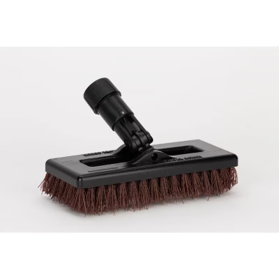 Carlisle Foodservice Products® Flo-Pac® Swivel Scrub Scrub Brush 8 IN Plastic Nylon Red 1/Each