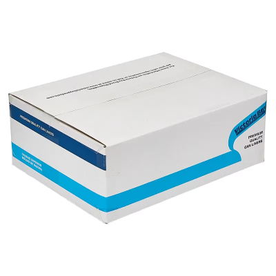 Victoria Bay Can Liner 40X48 IN 45 GAL Natural Plastic 14MIC 250/Case