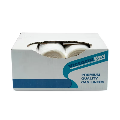 Victoria Bay Can Liner 40X48 IN 45 GAL Natural Clear Plastic 22MIC 150/Case