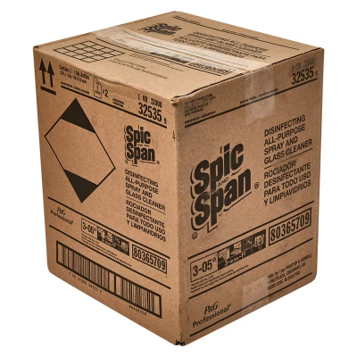 Spic and Span® Fresh Scent Window & Glass Cleaner Disinfectant 1 GAL Multi Surface Concentrate Closed Loop 2/Case