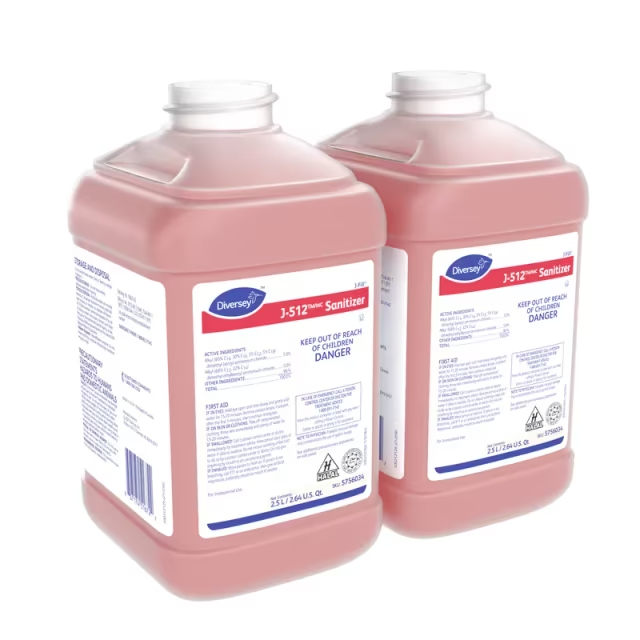 J-512 Sanitizer 2.5 L Multi Surface Liquid Concentrate Quat Kosher For J-Fill® 2/Case