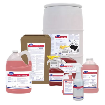 J-512 Sanitizer 2.5 L Multi Surface Liquid Concentrate Quat Kosher For J-Fill® 2/Case