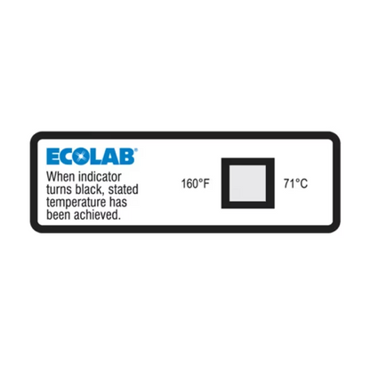 Dishwasher Temp Label Premium 160 Degrees F 24/Pack