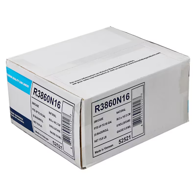 Victoria Bay Can Liner 38X60 IN 55 GAL Clear Plastic 16MIC Roll 200/Case