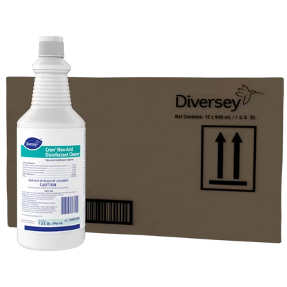 Crew® Fresh Scent Restroom Cleaner One-Step Disinfectant 32 FLOZ Multi Surface Neutral Liquid RTU 12/Case