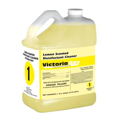 Victoria Bay Lemon Scented Disinfectant 1 GAL 2/Case