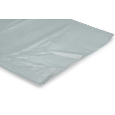 Victoria Bay Can Liner 40X48 IN 50 GAL Natural Clear Plastic 24MIC Roll 150/Case
