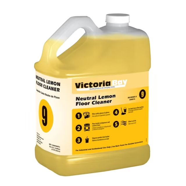 Victoria Bay Neutral Lemon Floor Cleaner #9 1 GAL 2/Case