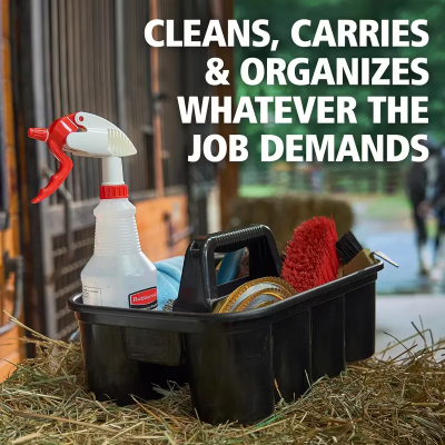 Carry Caddy 15X10.9X7.4 IN Black Plastic Deluxe 1/Each