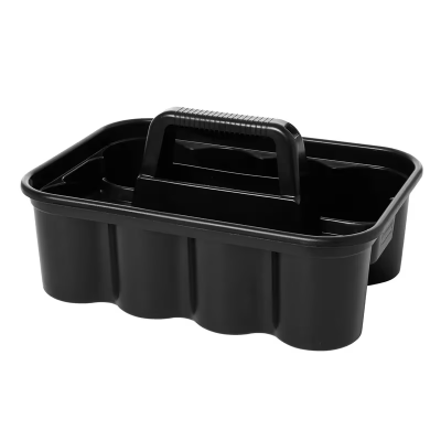 Carry Caddy 15X10.9X7.4 IN Black Plastic Deluxe 1/Each