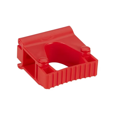 Vikan® Wall Bracket System 3.2X3.4X1.9 IN Red PP TPE Rubber Polyamide Hygienic Grip Band Module For 1-3 Tools 1/Each