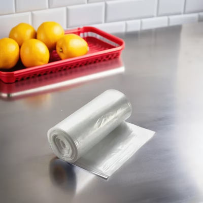 Victoria Bay Can Liner 33X39 IN 33 GAL Clear LLDPE 1.5MIL Roll 10 Count/Roll 10 Rolls/Case 100 Count/Case