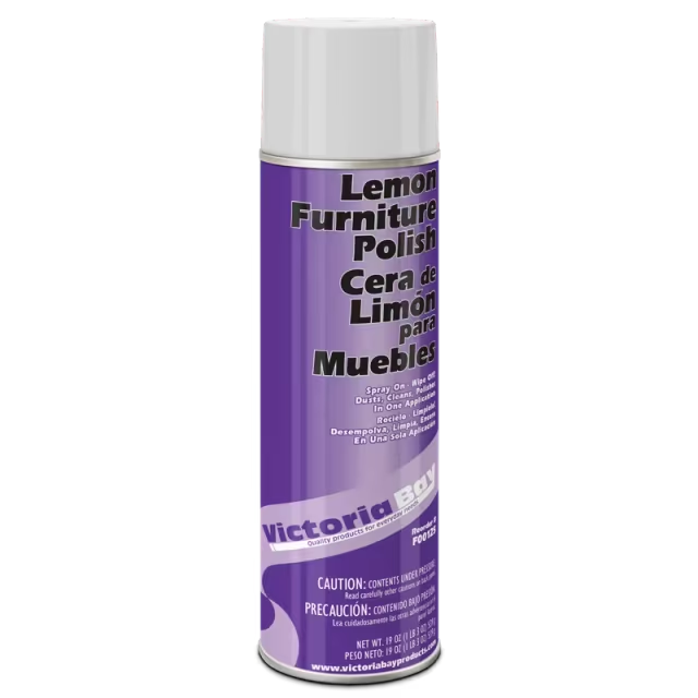 Victoria Bay Lemon Furniture Polish 19 OZ Aerosol 12/Case